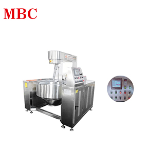Food stirring cooking jacketed kettle /high temperature cooking pot/vacuum enrichment  kettle processing equipment