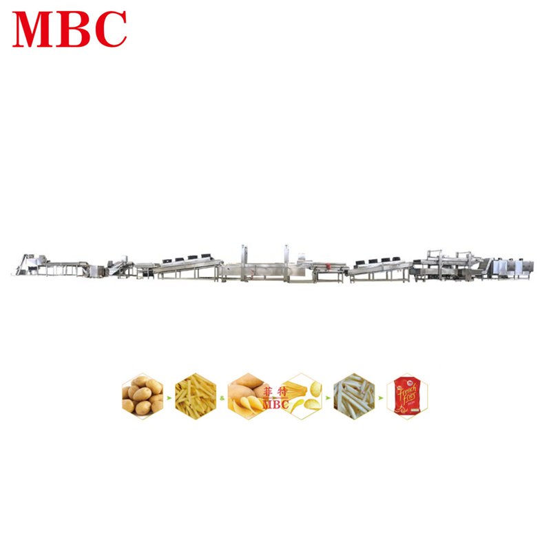 500kg/h automatic French fries production line